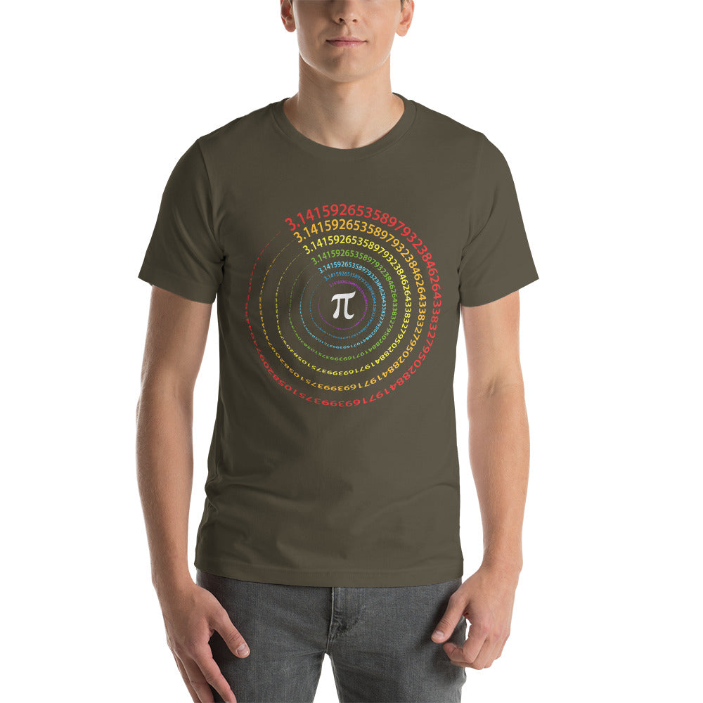 Pi Rainbow Circle - Snarky Tee