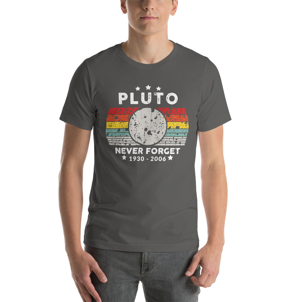 Pluto Never Forget - Snarky Tee