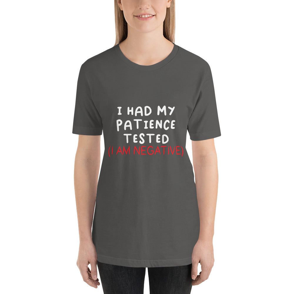 My Patience Was Tested Mothers Day - Snarky Tee