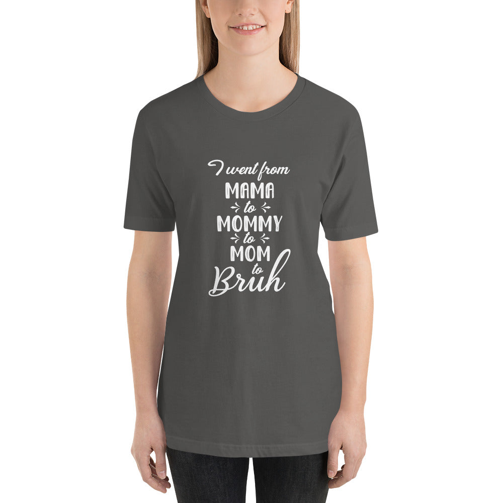 Mama to Mommy to Bruh Mothers Day - Snarky Tee