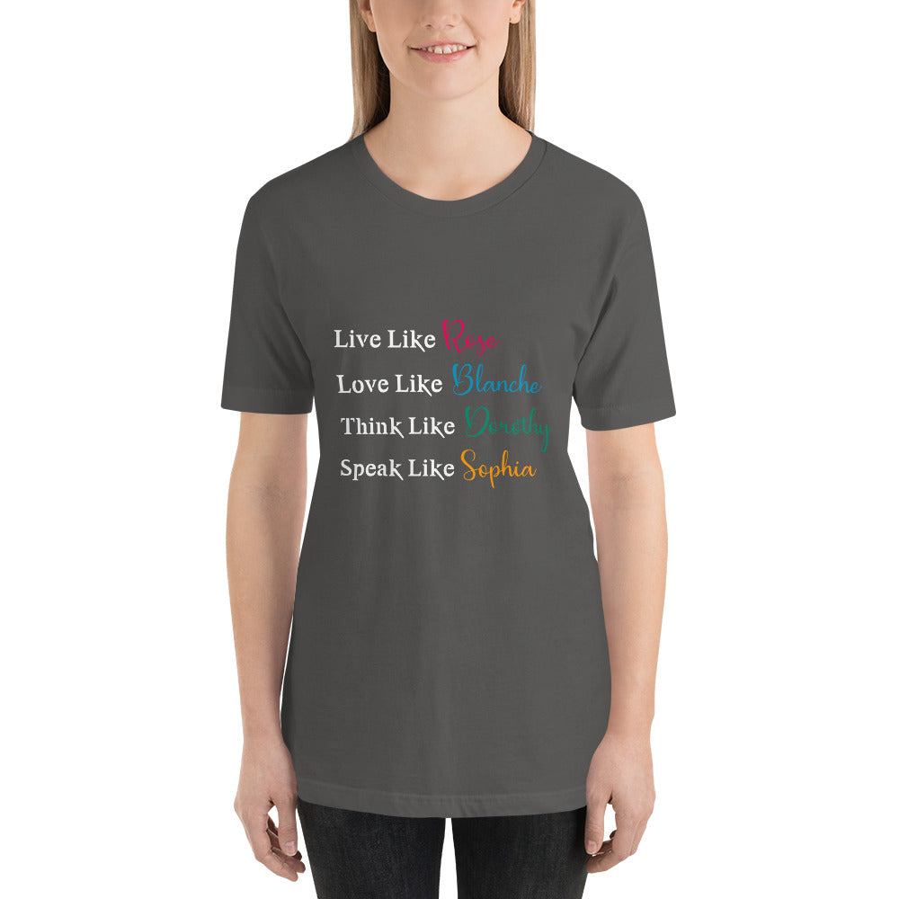 Live Like Golden Girls Mothers Day - Snarky Tee