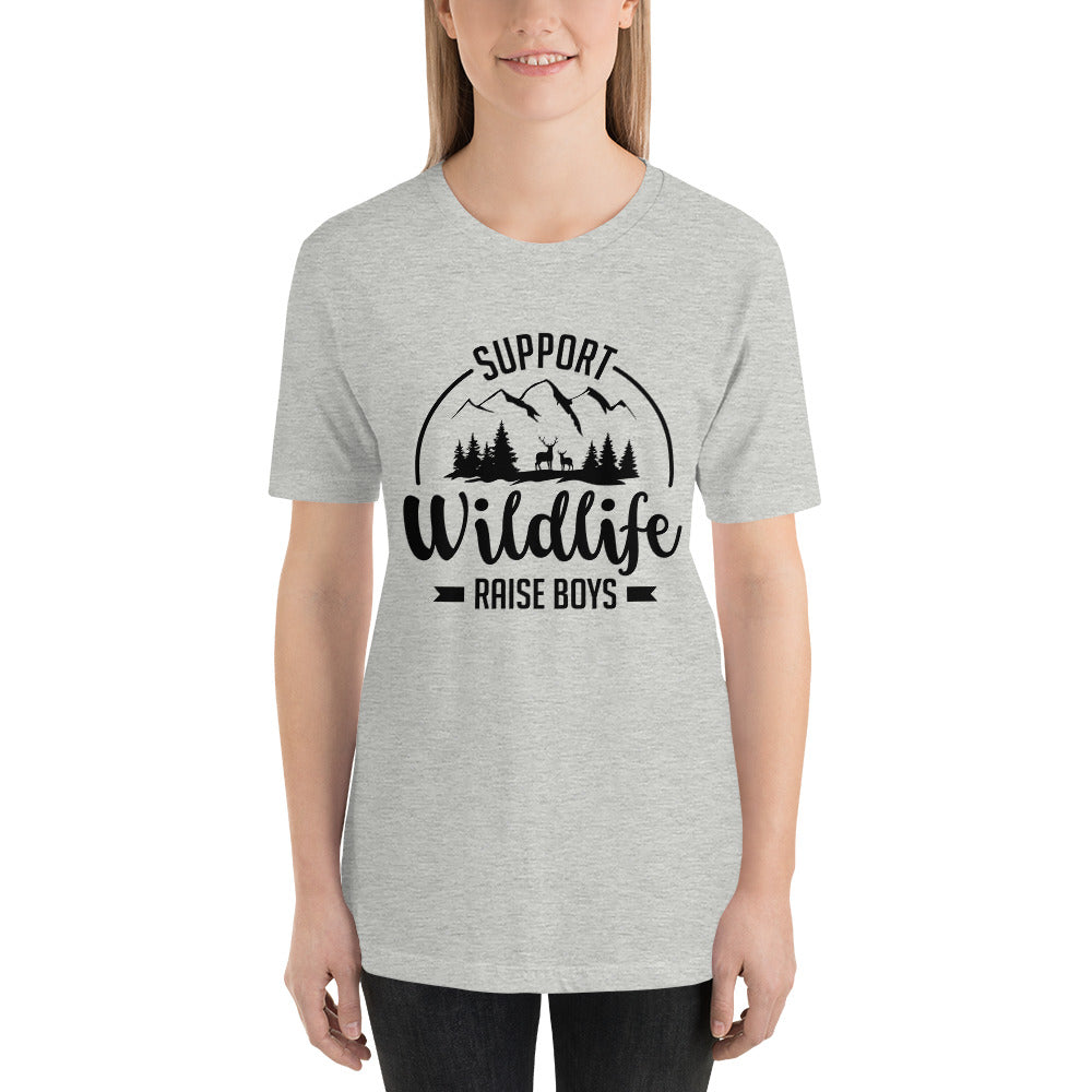 Support Wildlife, Raise Boys Mothers Day - Snarky Tee