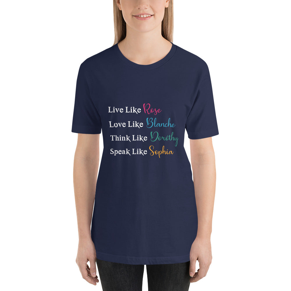 Live Like Golden Girls Mothers Day - Snarky Tee