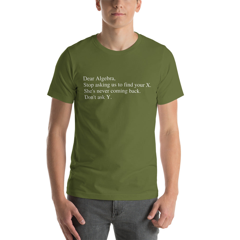 Dear Algebra - Snarky Tee