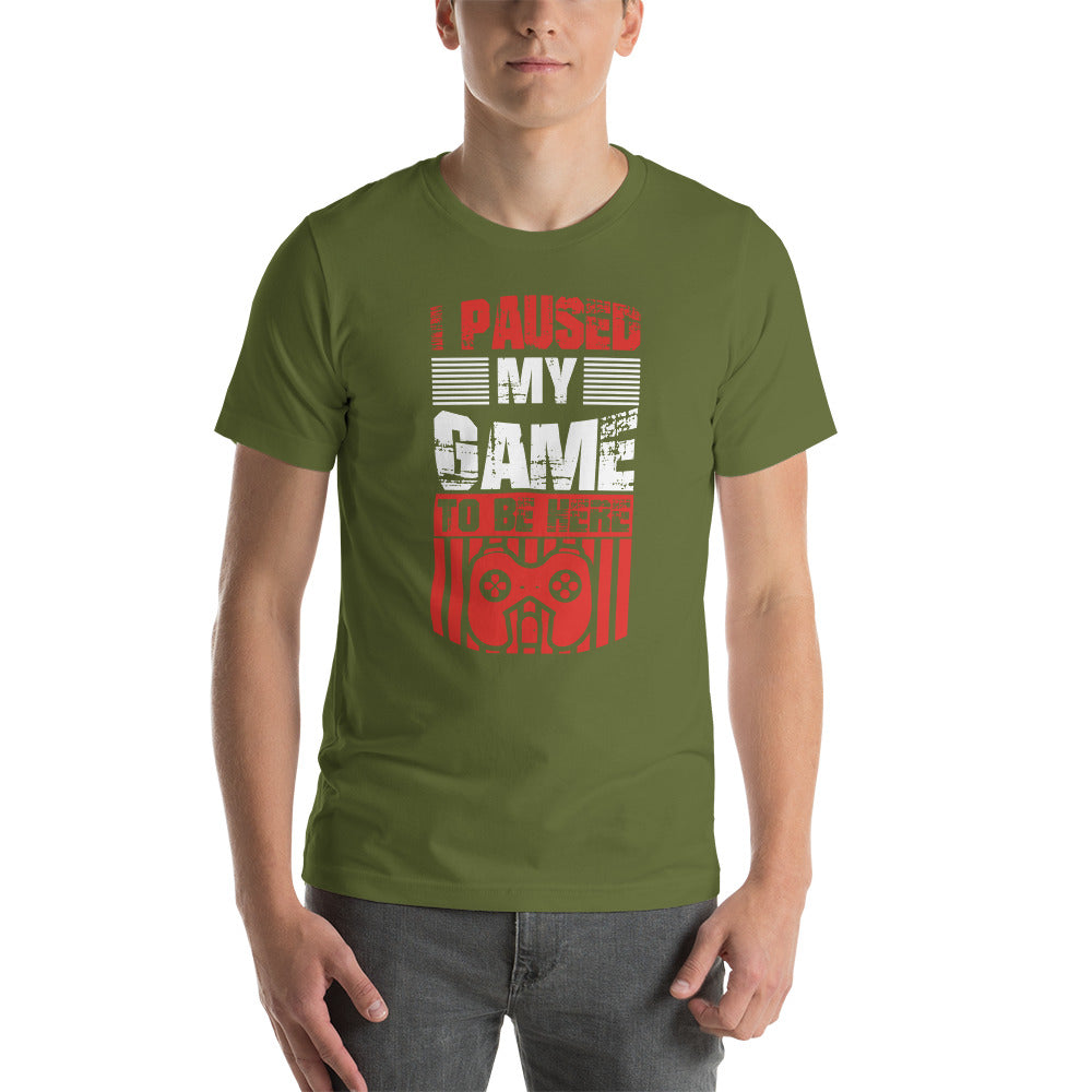 I paused my Game to be here- Snark Tee