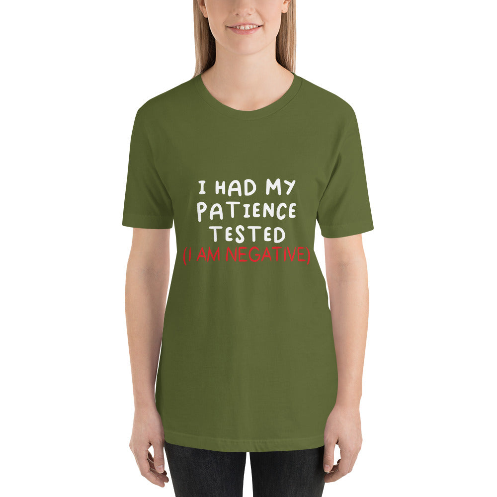 My Patience Was Tested Mothers Day - Snarky Tee