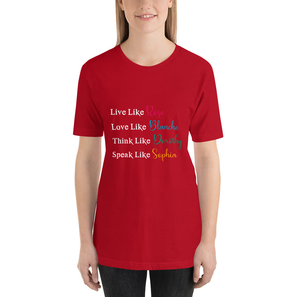 Live Like Golden Girls Mothers Day - Snarky Tee