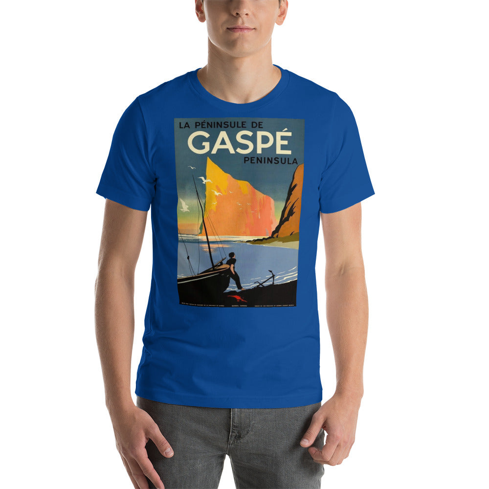 Gaspe Peninsula Vintage Travel Art