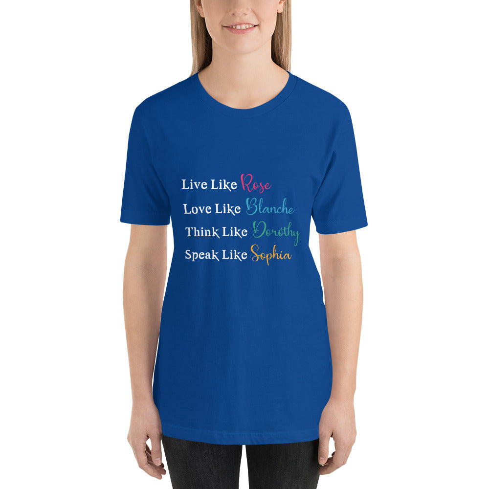 Live Like Golden Girls Mothers Day - Snarky Tee