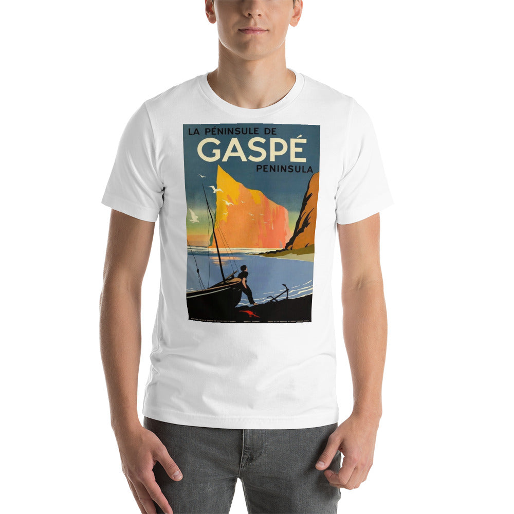 Gaspe Peninsula Vintage Travel Art