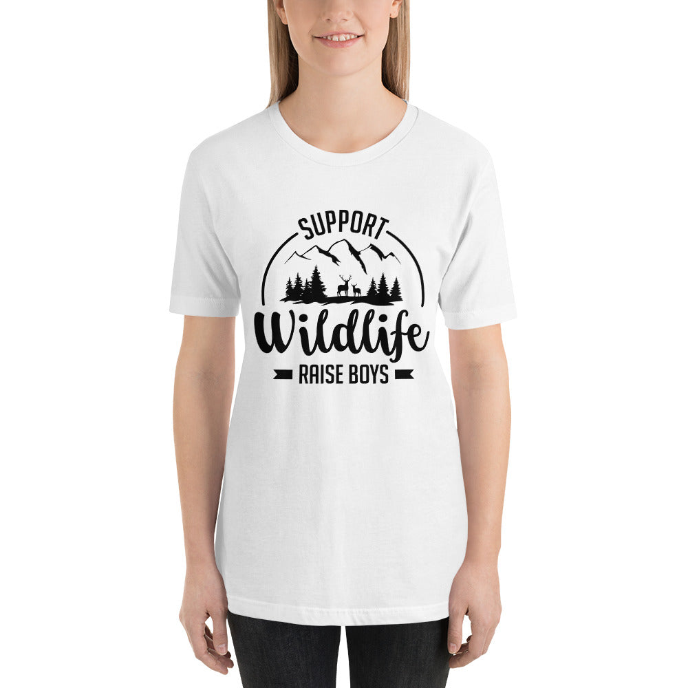 Support Wildlife, Raise Boys Mothers Day - Snarky Tee